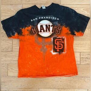 Vintage men’s San Francisco Giants tie dye t shirt size‎ XXL logo retro